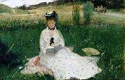 Berthe Morisot Reading, china oil painting artist